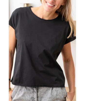 Tee shirt en coton bio ROCKY SUNY noir vous aussi creer 