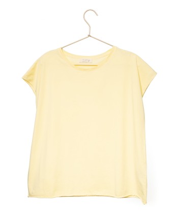 Tee shirt en coton bio ROCKY SUNY jaune paille 2 - 3 jours ouvrés.