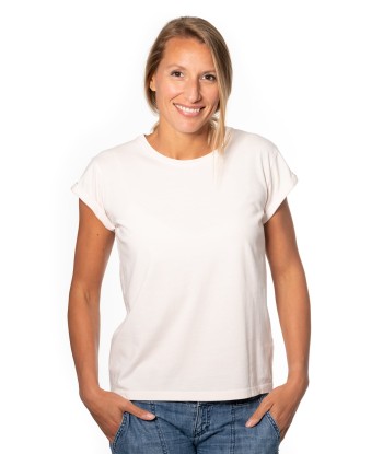 Tee shirt en coton bio SUPER SUNY rose poudre hantent personnes