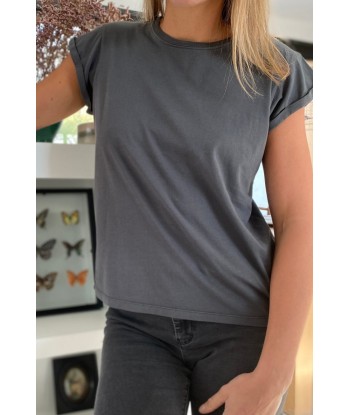 Tee shirt en coton bio SUPER SUNY anthracite prix