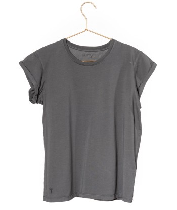 Tee shirt en coton bio SUPER SUNY anthracite prix