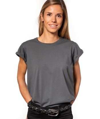 Tee shirt en coton bio SUPER SUNY anthracite prix