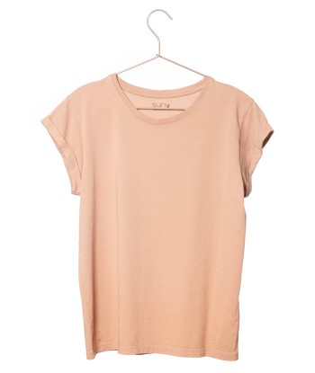 Tee shirt en coton bio SUPER SUNY rose ancien Pour