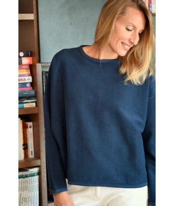 Sweat en coton bio ELSA bleu de prusse 50% de réduction en Octobre 2024