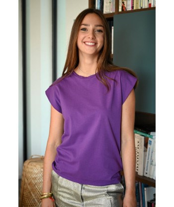 Tee shirt en coton bio ERIKA purple rain JUSQU'A -70%! 