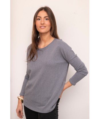 Tee shirt en coton upcyclé EXTRA SUNY FACILE bleu en ligne des produits 