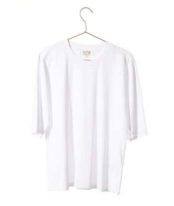 Tee-Shirt en Coton Bio Flora Blanc – Confort et Élégance Minimaliste | Suny basket pas cher