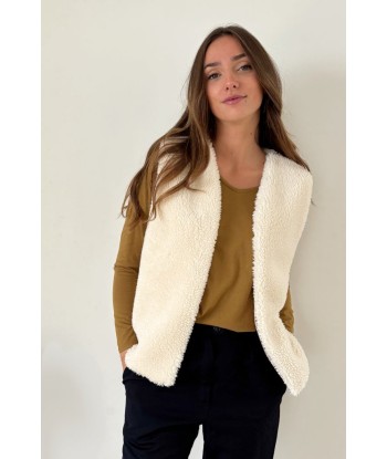 Gilet reversible en matières upcyclées DAKOTA Léopard rose poudre Par le système avancé 