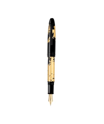 Stylo plume Meisterstück Solitaire motif feuille d'or, plume flexible Comment ça marche