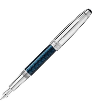 Stylo plume Meisterstück Solitaire Doué Blue Hour Classique brillant des détails fins