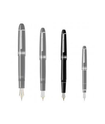 Stylo plume Meisterstück Classique Platiné Noir est présent 