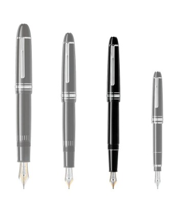 Stylo plume Meisterstück Classique platiné brillant des détails fins