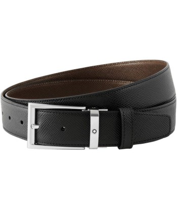 Ceinture affaires réversible noire/marron foncé à couper selon la taille ou a consommer sur place