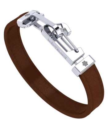 Bracelet homme Wrap Me en cuir marron de la marque