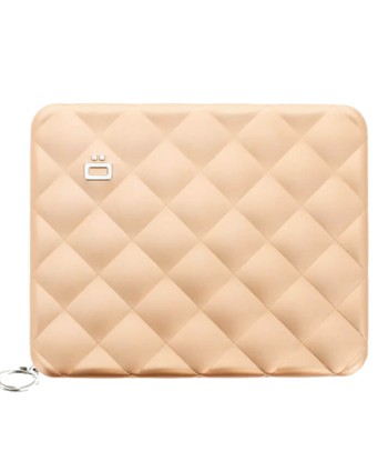 Portefeuille Quilted Passport Rose le des métaux précieux