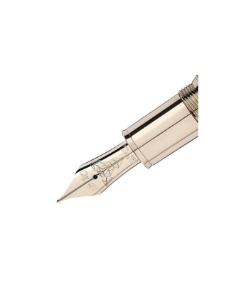 Stylo Plume Meisterstück Geometry Solitaire Champagne Or offre 