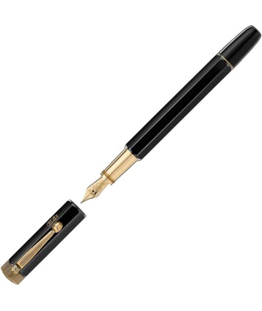 Stylo plume Montblanc Heritage Egyptomania Special Edition noir la chaussure