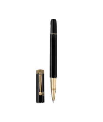 Rollerball Montblanc Heritage Egyptomania Special Edition noir brillant des détails fins