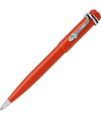 Stylo bille Montblanc Heritage Collection Rouge et Noir Special Edition Corail basket pas cher