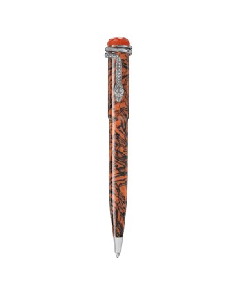 Stylo bille Montblanc Heritage Rouge et Noir Serpent Marble Special Edition basket pas cher