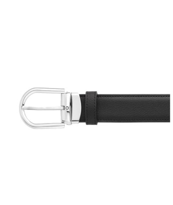 Ceinture réversible à boucle fer à cheval de 30 mm en cuir noir/marron livraison et retour toujours gratuits