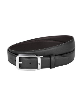 Ceinture réversible de 30 mm en cuir noir/marron shop