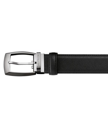 Ceinture de 35 mm en cuir noir hantent personnes