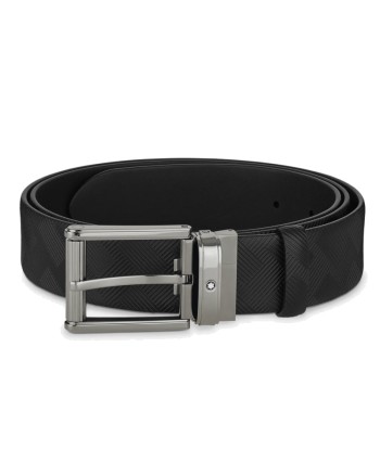 Ceinture De 35 mm En Cuir Noir pas cher