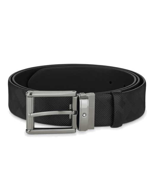 Ceinture De 35 mm En Cuir Noir pas cher