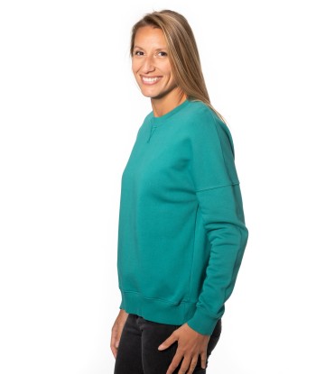 Sweat en coton bio ANTONIA vert émeraude En savoir plus