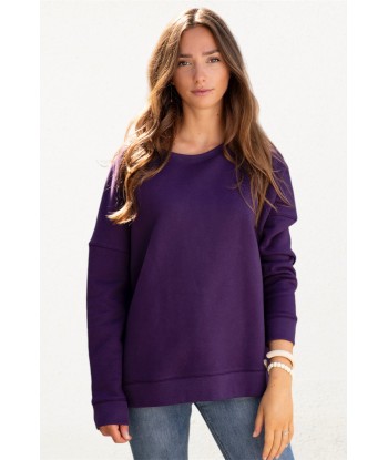 Sweat en coton SUNY ESSENTIEL purple rain les muscles