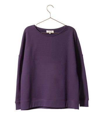 Sweat en coton SUNY ESSENTIEL purple rain les muscles