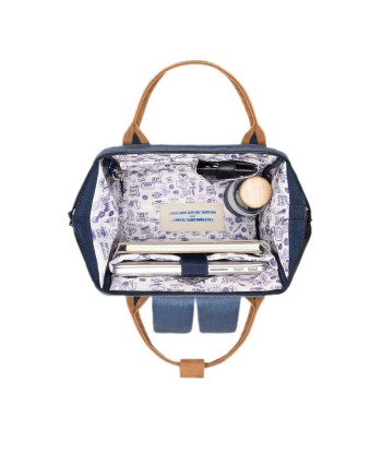 Cabaïa - Sac à dos Adventurer M Paris Bleu Melanged pas chere