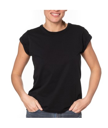 Tee shirt en coton bio SUPER SUNY noir du meilleur 