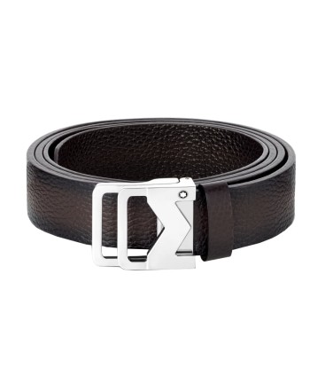 Ceinture en cuir sfumato boucle M 35 mm d'Europe débarque