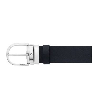 Boucle de Ceinture Monblanc Cuir réversible pas chere