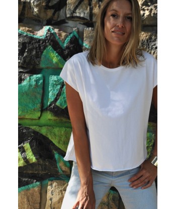 Tee shirt en coton bio ROCKY SUNY blanc vente chaude votre 