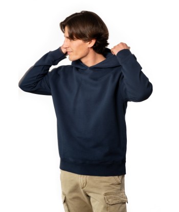 Hoodie en coton bio ALBERT bleu marine les ligaments