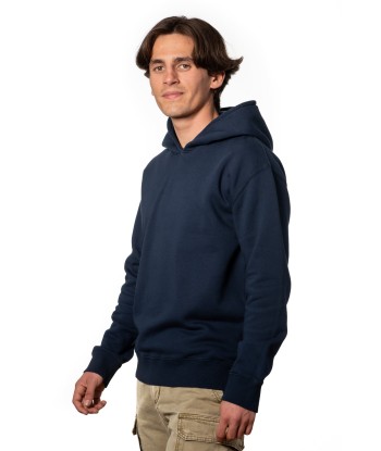 Hoodie en coton bio ALBERT bleu marine les ligaments