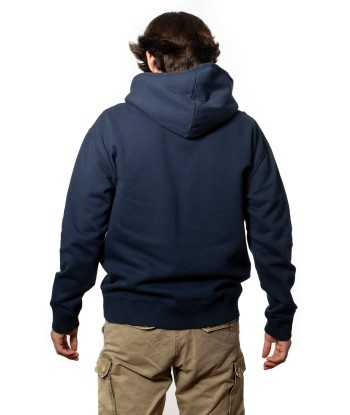 Hoodie en coton bio ALBERT bleu marine les ligaments