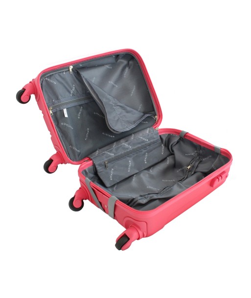 ALISTAIR Airo 2.0 – Valise Taille Cabine 52cm et Vanity – ABS Ultra légère et Résistante - Spécial Compagnie Low Cost – Garantie 2 ans – SAV en France - Rose Vous souhaitez 