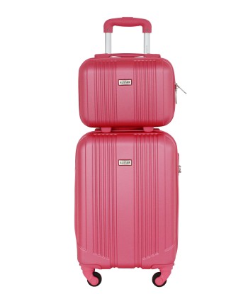 ALISTAIR Airo 2.0 – Valise Taille Cabine 52cm et Vanity – ABS Ultra légère et Résistante - Spécial Compagnie Low Cost – Garantie 2 ans – SAV en France - Rose Vous souhaitez 