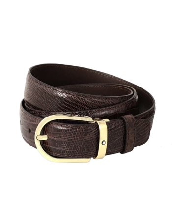 Ceinture Montblanc En Cuir Marron s'inspire de l'anatomie humaine