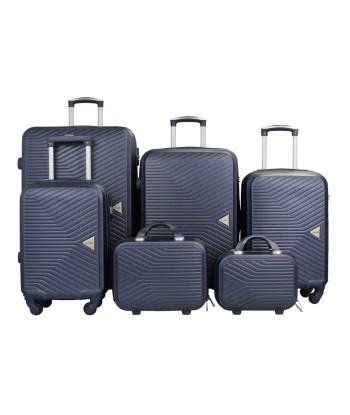 Alistair « Iron » Set de 4 Valises 50cm-55cm-65cm-75cm + Vanitys S et XS – Bleu français