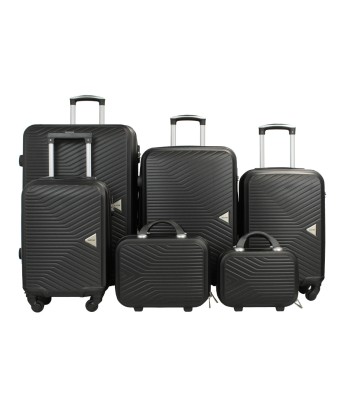 Alistair « Iron » Set de 4 Valises 50cm-55cm-65cm-75cm + Vanitys S et XS – Noir de France