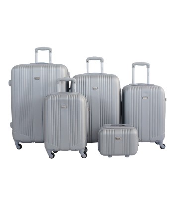 Alistair « Airo » Set de 4 Valises 52cm-55cm-65cm-75cm + Vanity – Gris ou a consommer sur place