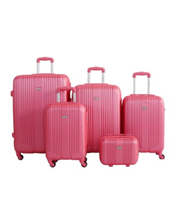 Alistair « Airo » Set de 4 Valises 52cm-55cm-65cm-75cm + Vanity – Rose meilleur choix