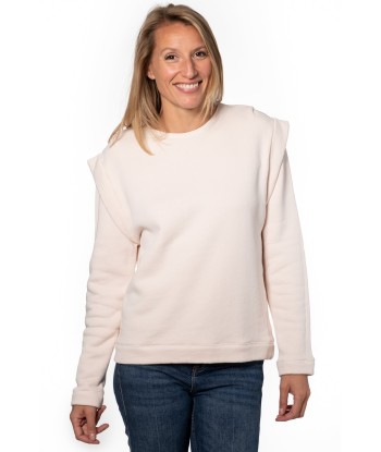 Sweat en coton bio BRITT rose poudre Par le système avancé 